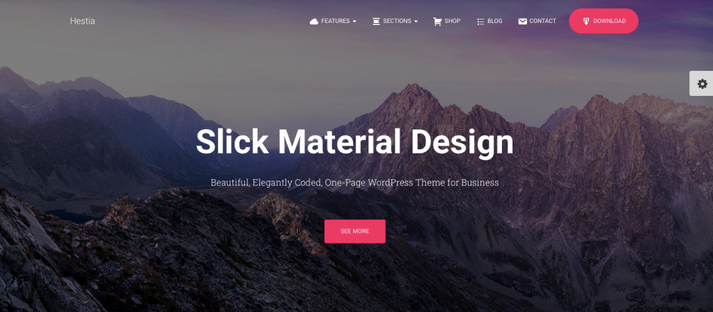 hestia wordpress theme