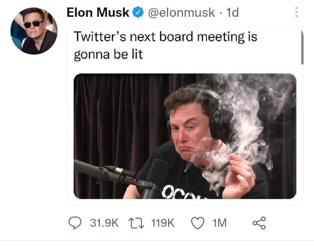 Elon Musk Tweet 